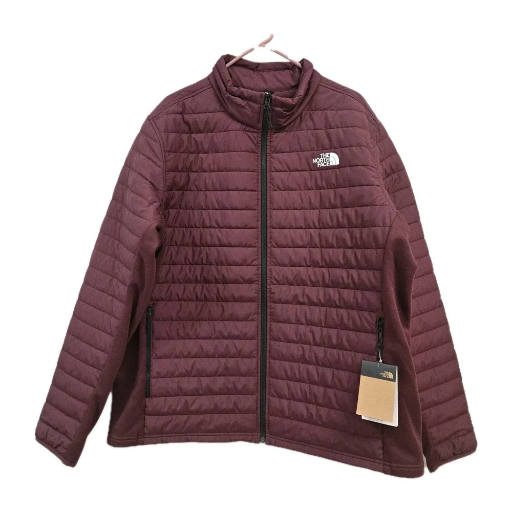 North Face Canyonlands‎ Hybrid Puffer Jacket NWT Mens XXL Slim Fit Alpine Plum